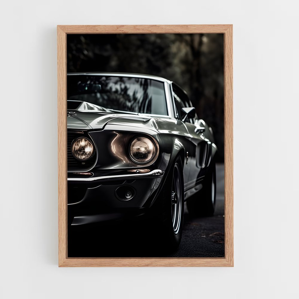 Poster Mustang shelby (vue 4)